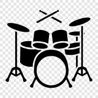 percussion, music, rhythm, beat icon svg