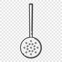 perforated spatula, perforated utensil, perfor icon svg