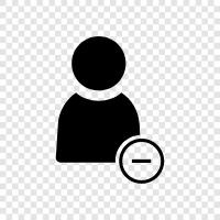 person, remove, people, remove from icon svg