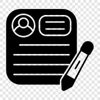 personal statement, statement of purpose, writing tips, writing advice icon svg