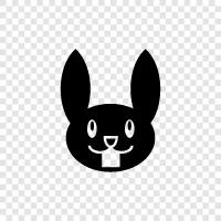 evcil hayvan, bakım, besleme, hay Rabbit ikon svg