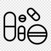 pharmacy, medication, over the counter, side effects icon svg