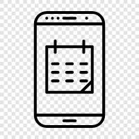 Phone App, App, Calendar, Phone icon svg