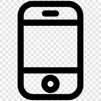 phone, cell phone, Droid, iPhone icon svg