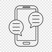 phone, online chat, online phone, phone chat icon svg