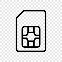 Telefonkarte, PrepaidTelefonkarte, Handykarte, oben symbol