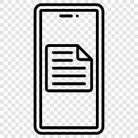 телефон, андроид, iOS, iPhone Значок svg