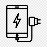 phone charger, iPhone charger, Android charger, USB charger icon svg