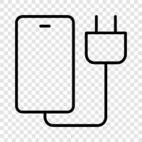 Telefonladegerät, Portable Charger, Autoladegerät symbol