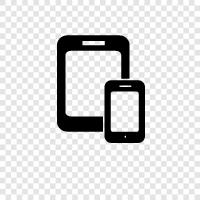 telefon, iphone, android, laptop ikon svg