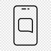 phone, chat, talk, phone call icon svg