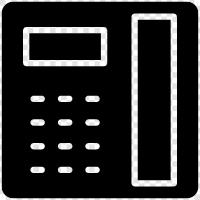 Telefon, Schnurlostelefon, Handy, Festnetz symbol