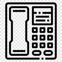 Telefon, Telefonleitung, Telefondienst, Telefonsystem symbol