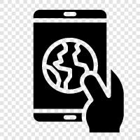 Telefon, Handy, Telefonnummer, mobiles Internet symbol