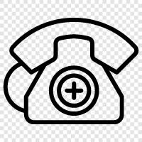 Phone, Telephone icon svg