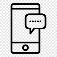 Phone Message, Text Message, Phone Call icon svg