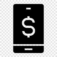 phone payment, mobile wallets, payments, bitcoin icon svg