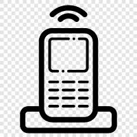 Telefon klingeln, Handy klingeln, Telefongeräusche symbol