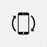 phone rotation, phone screen rotation, mobile phone rotation, mobile phone screensaver icon svg