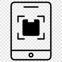 Phone scanning, Scanner, Phone, Scanner app icon svg