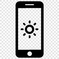 phone screen brightness, phone screen brightness levels, phone screen brightness settings, phone icon svg
