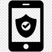 phone security, phone theft, phone hacking, phone tracking icon svg