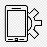 Настройка андроида, настройка настройки телефона, приложение настройки телефона, настройки телефона Значок svg