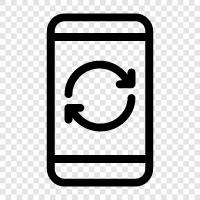 phone sync, phone sync software, phone sync service, phone sync app icon svg