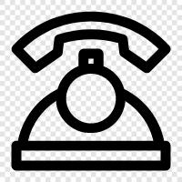 phone, receiver, handset, telephone service icon svg