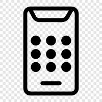 phone, cellphone, phone number, phone application icon svg