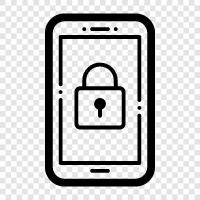 phone that is locked, phone that is passwordprotected, phone that is, locked phone icon svg