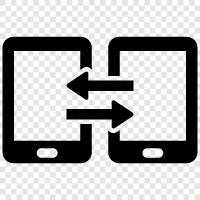 Phone Transfer, Phone Backup, Phone Sync App, Phone Sync icon svg
