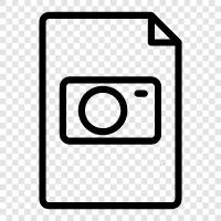 Fotoalbum, Fotografie, Fotojournalismus, Fotoausrüstung symbol