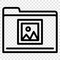 photo album, photo storage, photos, photo album software icon svg