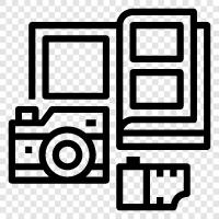 photo albums, photo book software, photo book printing, photo book design icon svg