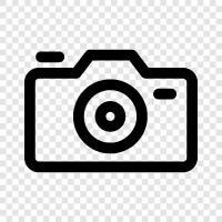 Photo camera, Camera phone, Camera lens, Camera app icon svg