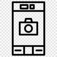 photo, snapshot, photograph, image icon svg