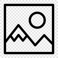 photo, landscape, nature, outdoors icon svg