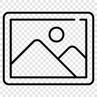 photograph, digital image, graphic, art icon svg