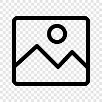 photograph, pixel, pixelated, scan icon svg