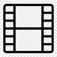 photography, film photography, black and white film, roll film icon svg