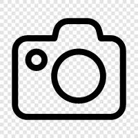 photography, photography equipment, camera software, photography tutorials icon svg