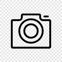 photography, digital camera, photography software, camera settings icon svg