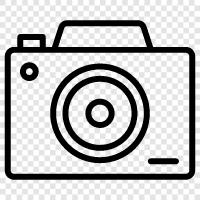 photography, camera equipment, digital camera, digital photography icon svg