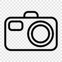 Фотосъемка, цифровая, SLR, DSLR Значок svg