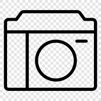 photography, digital camera, digital photography, camera equipment icon svg