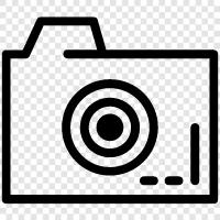 photography equipment, photography software, digital photography, photography tips icon svg