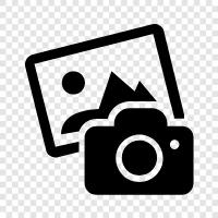 photography equipment, photography software, photography tutorials, photography tips icon svg