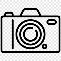 photography, digital camera, photography equipment, photography software icon svg