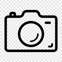 Fotografie, Fotoausrüstung, Digitalkamera, SLRKamera symbol